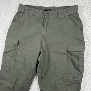 5.11 Tactical Men's TDU Adjustable Work Pants 74003 Black Large Long Double Knee